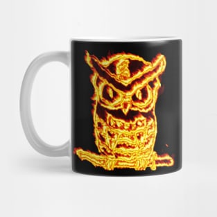 Samurai Fire Owl Mug